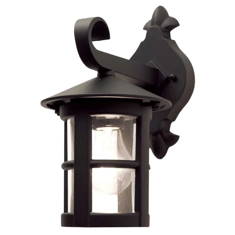 Elstead Lighting LED Wand Buitenlamp Hereford | 1X E27 Max 60W | Dimbaar | Black