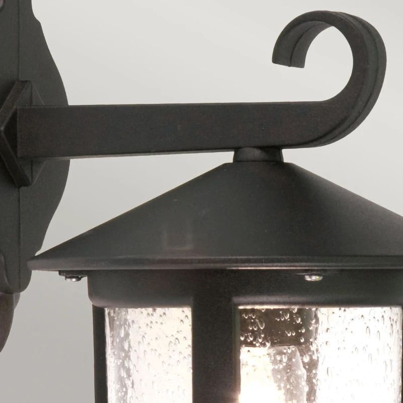 Elstead Lighting LED Wand Buitenlamp Hereford | 1X E27 Max 60W | Dimbaar | Black