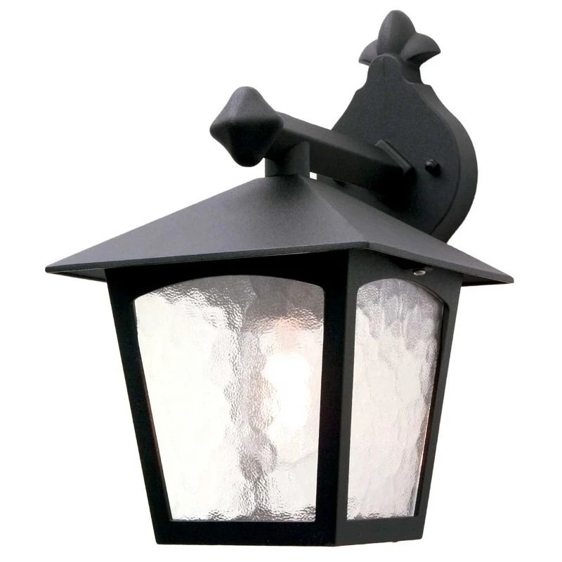 Elstead Lighting LED Wand Buitenlamp York | 1X E27 Max 60W | Dimbaar | Black