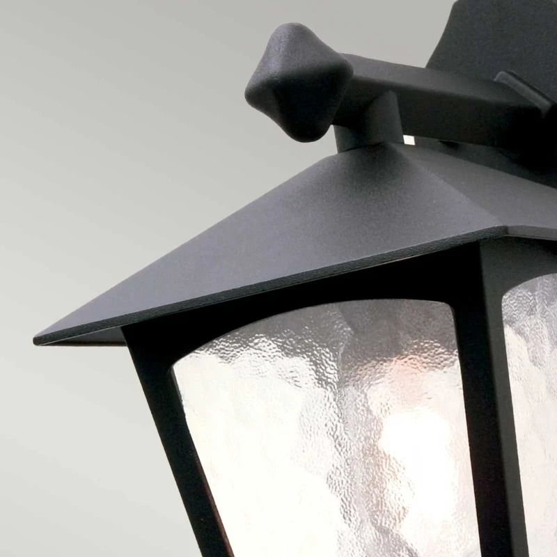 Elstead Lighting LED Wand Buitenlamp York | 1X E27 Max 60W | Dimbaar | Black