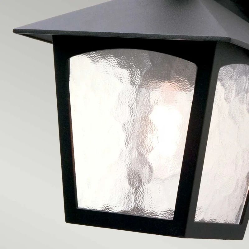 Elstead Lighting LED Wand Buitenlamp York | 1X E27 Max 60W | Dimbaar | Black