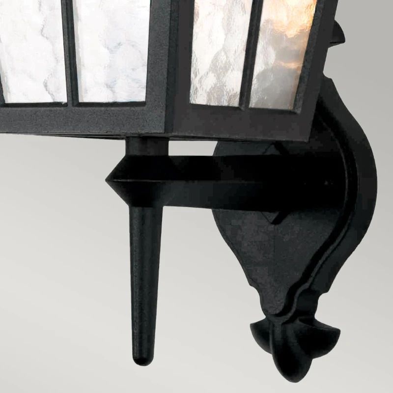 Elstead Lighting LED Wand Buitenlamp Canterbury | 1X E27 Max 60W | Dimbaar | Black