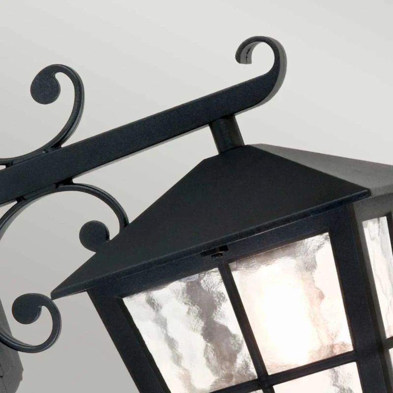 Elstead Lighting LED Wand Buitenlamp Canterbury | 1X E27 Max 60W | Dimbaar | Black