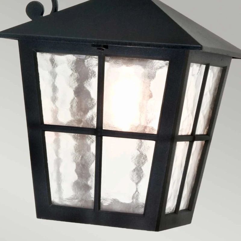 Elstead Lighting LED Wand Buitenlamp Canterbury | 1X E27 Max 60W | Dimbaar | Black