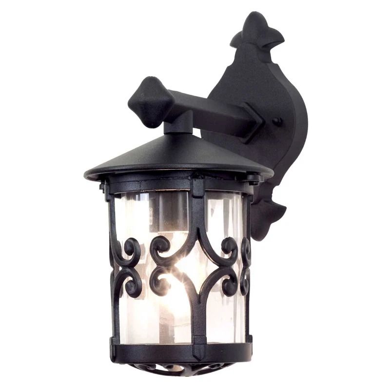 Elstead Lighting LED Wand Buitenlamp Hereford | 1X E27 Max 60W | Dimbaar | Black