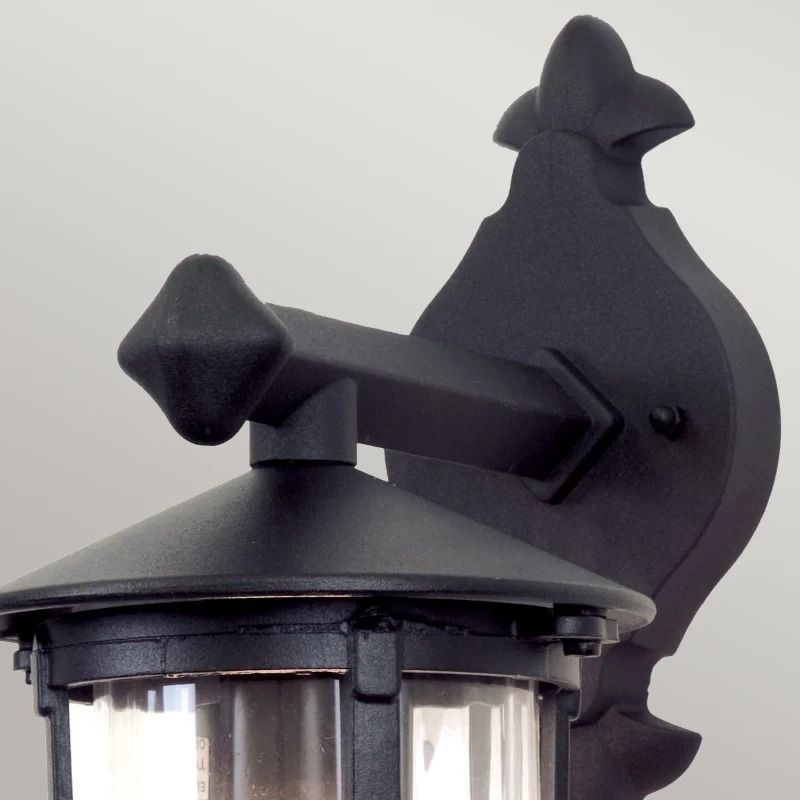 Elstead Lighting LED Wand Buitenlamp Hereford | 1X E27 Max 60W | Dimbaar | Black