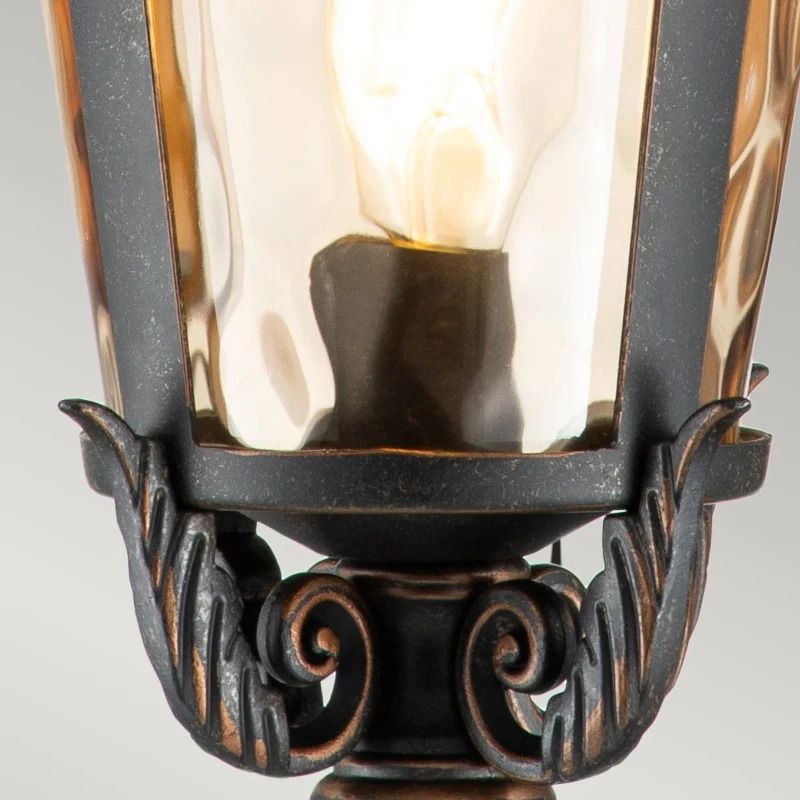 Elstead Lighting LED Wand Buitenlamp Baltimore | 1X E27 Max 60W | IP44 | Dimbaar | Weathered Bronze
