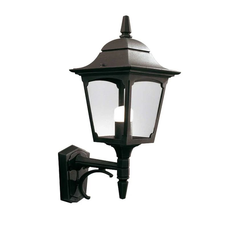 Elstead Lighting LED Wand Buitenlamp Chapel | 1X E27 Max 60W | IP44 | Dimbaar | Black