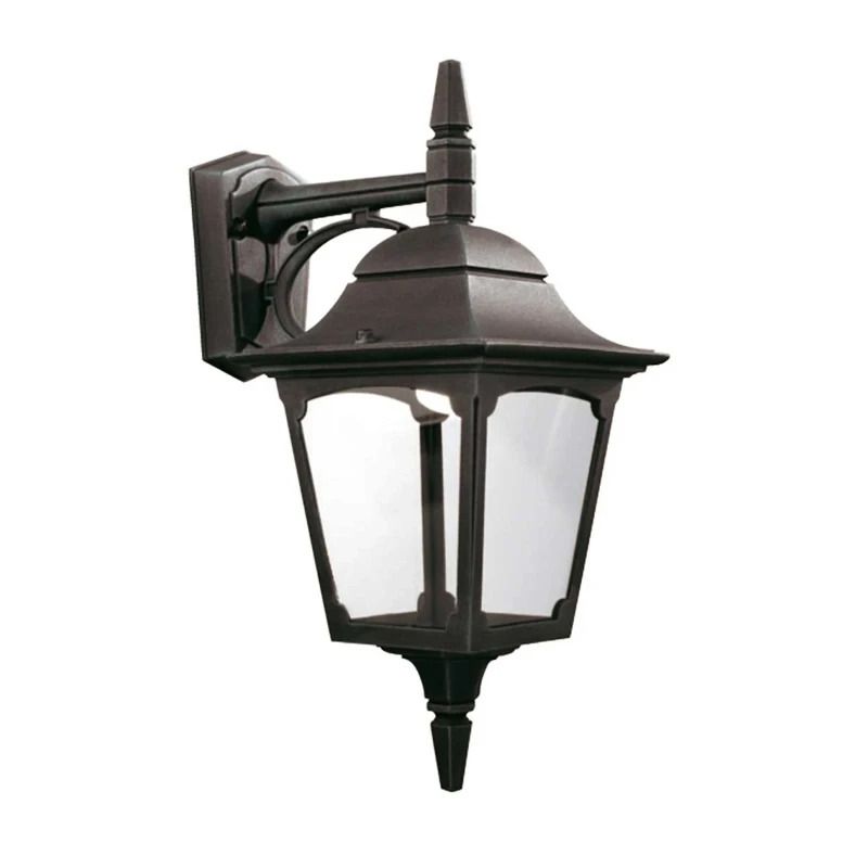 Elstead Lighting LED Wand Buitenlamp Chapel | 1X E27 Max 60W | IP44 | Dimbaar | Black