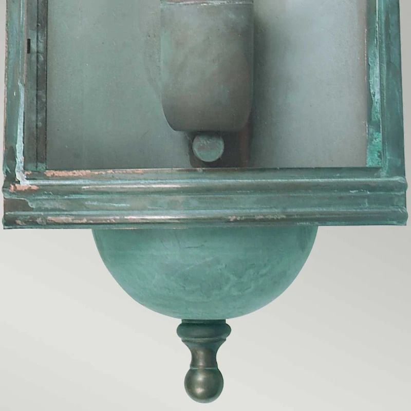 Elstead Lighting LED Wand Buitenlamp Downing Street | 1X E27 Max 60W | IP44 | Dimbaar | Verdigris