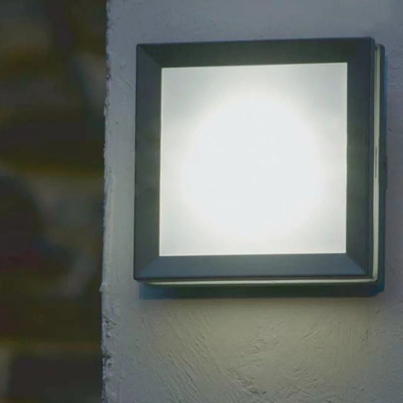 Elstead Lighting LED Plafond/Wand Buitenlamp Egil | 5.7W 3000K 600Lm 830 | Dimbaar | Graphite