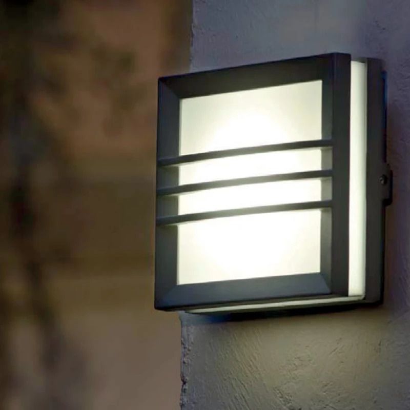 Elstead Lighting LED Plafond/Wand Buitenlamp Egil | 5.7W 3000K 600Lm 830 | Dimbaar | Graphite