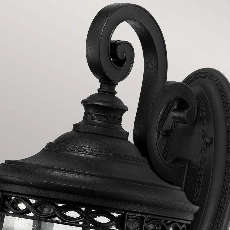 Feiss LED Wand Buitenlamp English Bridle | 3X E14 Max 60W | IP44 | Dimbaar | Black