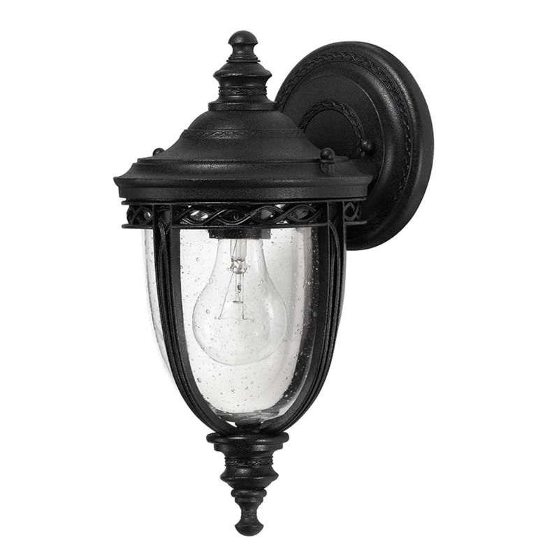 Feiss LED Wand Buitenlamp English Bridle | 1X E27 Max 60W | IP44 | Dimbaar | Black