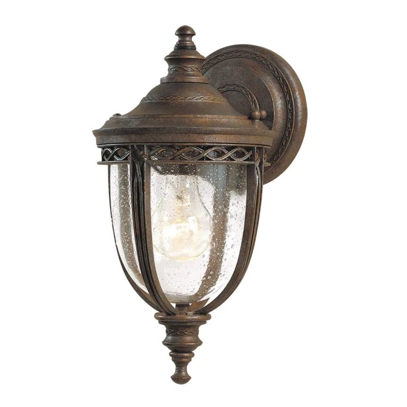 Feiss LED Wand Buitenlamp English Bridle | 1X E27 Max 60W | IP44 | Dimbaar | British Bronze
