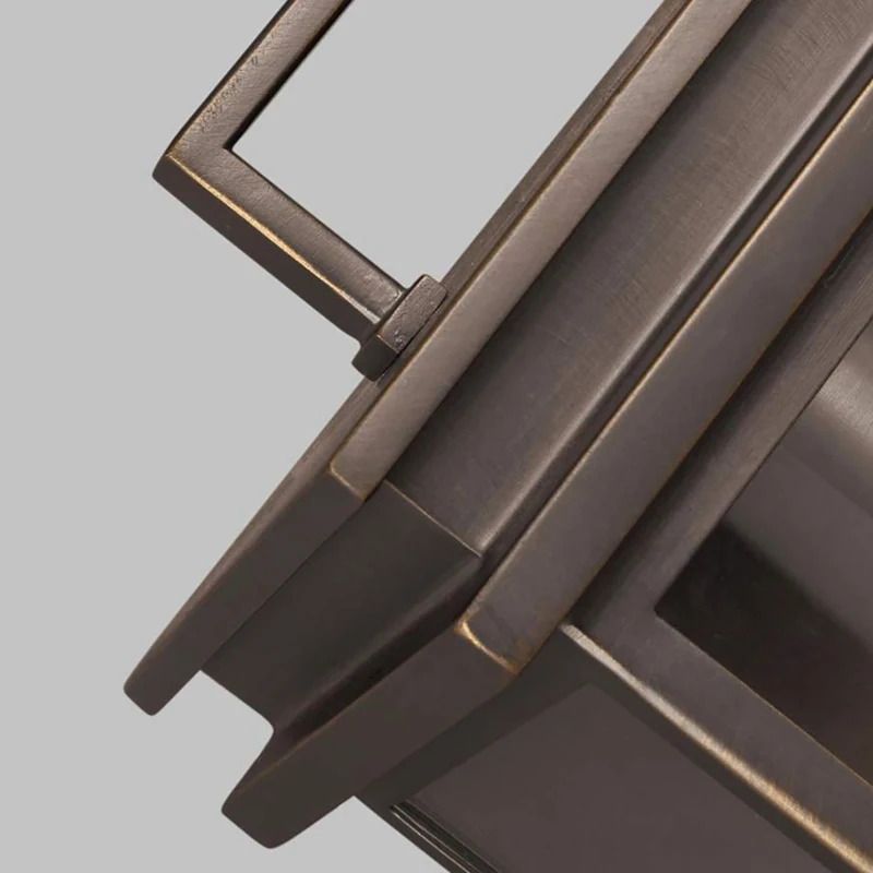 Feiss LED Wand Buitenlamp Glenview | 1X E27 Max 60W | IP44 | Dimbaar | Antique Bronze