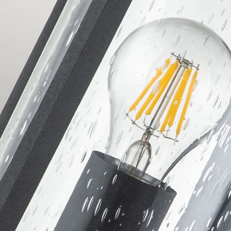Feiss LED Wand Buitenlamp Merrill | 1X E27 Max 60W | IP44 | Dimbaar | Black