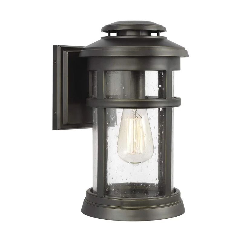 Feiss LED Wand Buitenlamp Newport | 1X E27 Max 60W | IP44 | Dimbaar | Antique Bronze