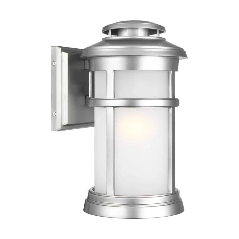 Feiss LED Wand Buitenlamp Newport | 1X E27 Max 60W | IP44 | Dimbaar | Painted Brushed Steel