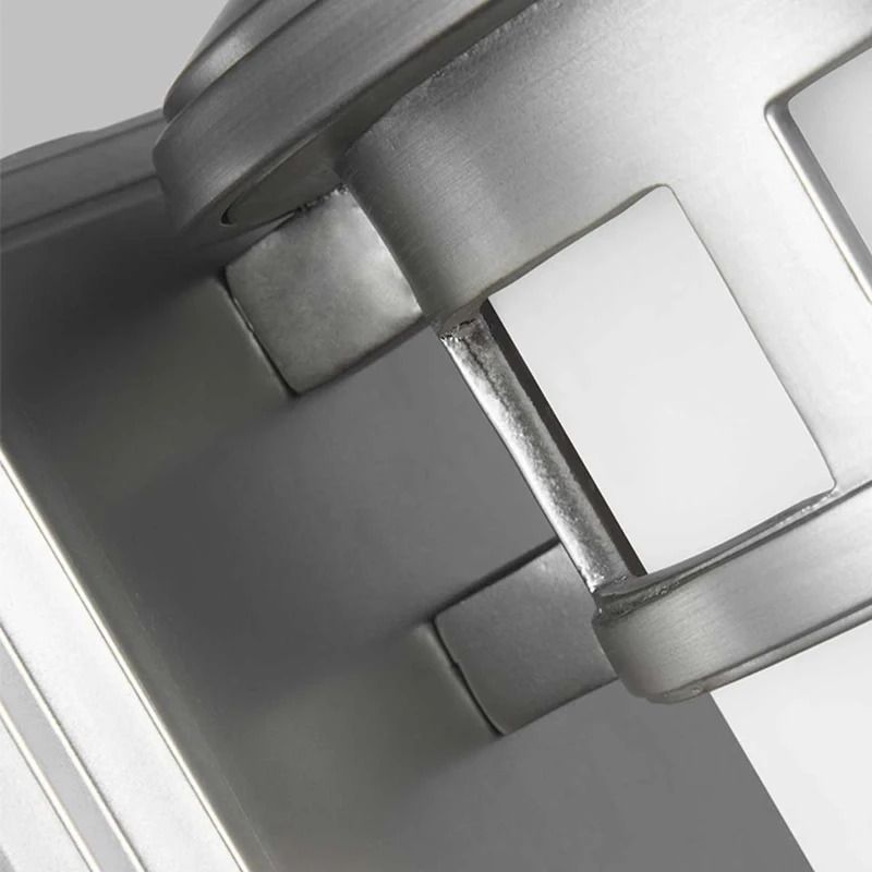 Feiss LED Wand Buitenlamp Newport | 1X E27 Max 60W | IP44 | Dimbaar | Painted Brushed Steel