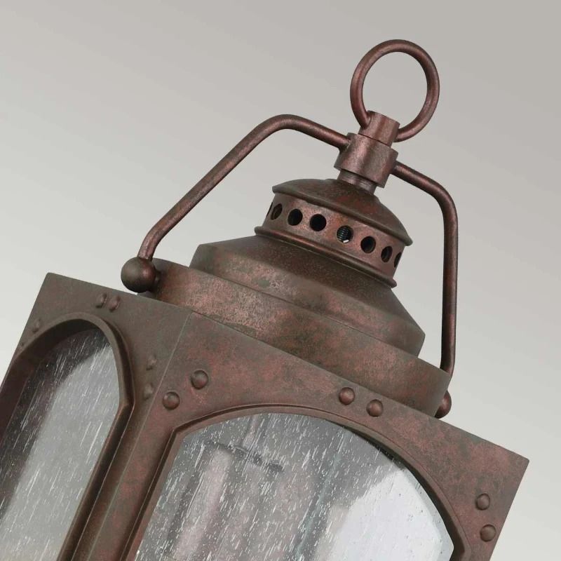 Feiss LED Wand Buitenlamp Randhurst | 1X E27 Max 60W | IP44 | Dimbaar | Copper Oxide