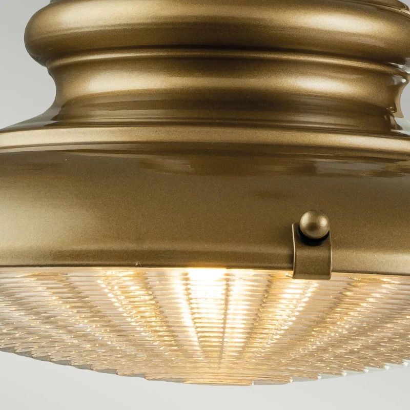 Feiss LED Wand Buitenlamp Redding Station | 1X E27 Max 60W | IP44 | Dimbaar | Painted Distressed Bronze
