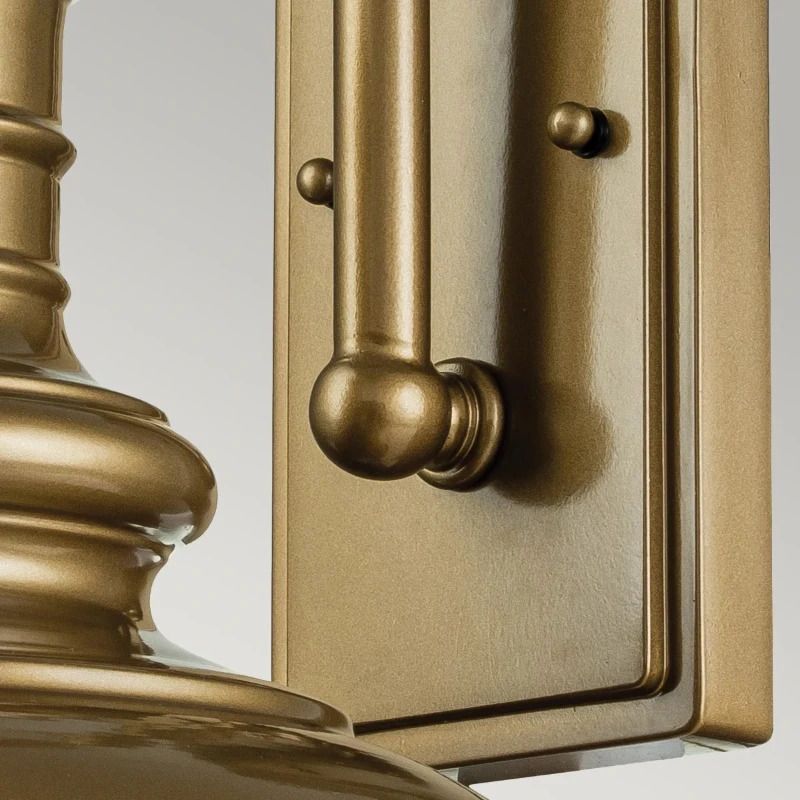 Feiss LED Wand Buitenlamp Redding Station | 1X E27 Max 60W | IP44 | Dimbaar | Painted Distressed Bronze