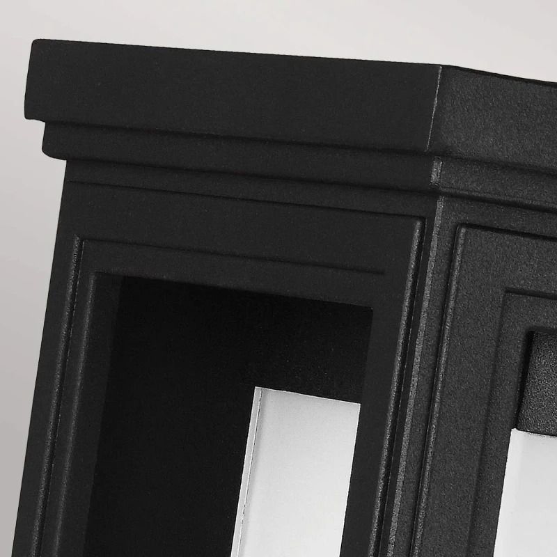 Feiss LED Wand Buitenlamp Roscoe | 1X E27 Max 60W | IP44 | Dimbaar | Textured Black