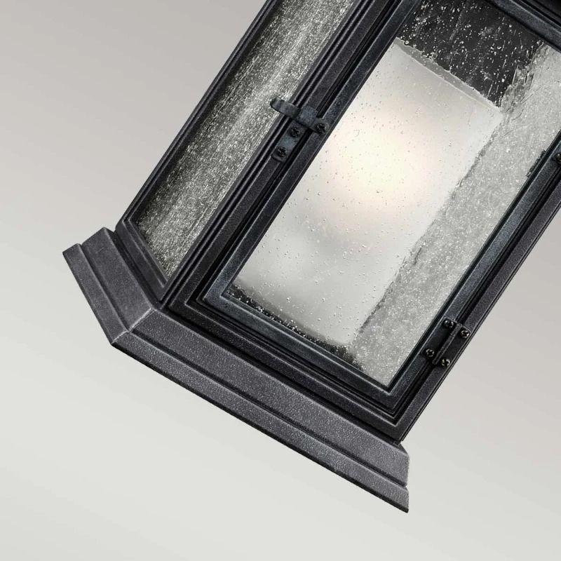 Feiss LED Wand Buitenlamp Shepherd | 1X E27 Max 60W | IP44 | Dimbaar | Dark Weathered Zinc