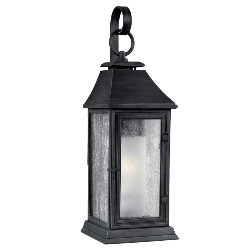 Feiss LED Wand Buitenlamp Shepherd | 1X E27 Max 60W | IP44 | Dimbaar | Dark Weathered Zinc