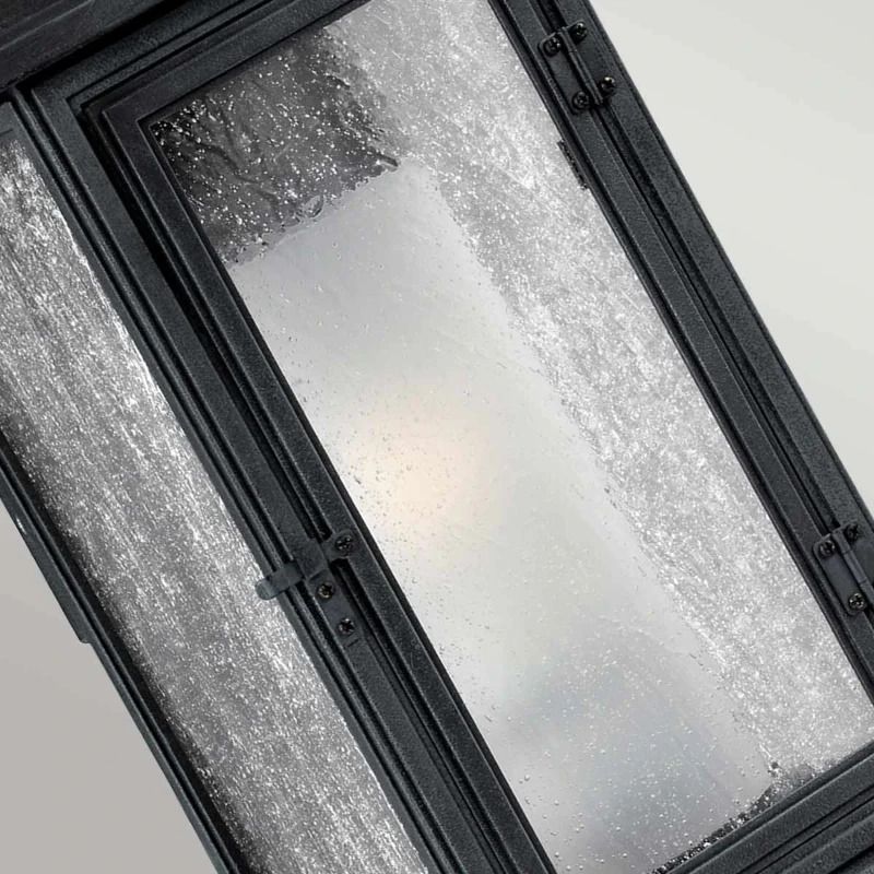 Feiss LED Wand Buitenlamp Shepherd | 1X E27 Max 60W | IP44 | Dimbaar | Dark Weathered Zinc