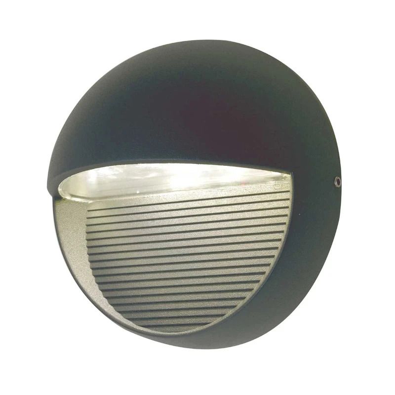 Elstead Lighting LED Wand Buitenlamp Freyr | 6W 3000K 260Lm 830 | Graphite