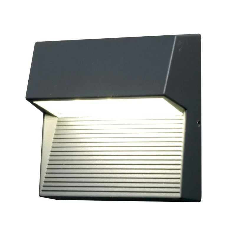 Elstead Lighting LED Wand Buitenlamp Freyr | 6W 3000K 260Lm 830 | Graphite