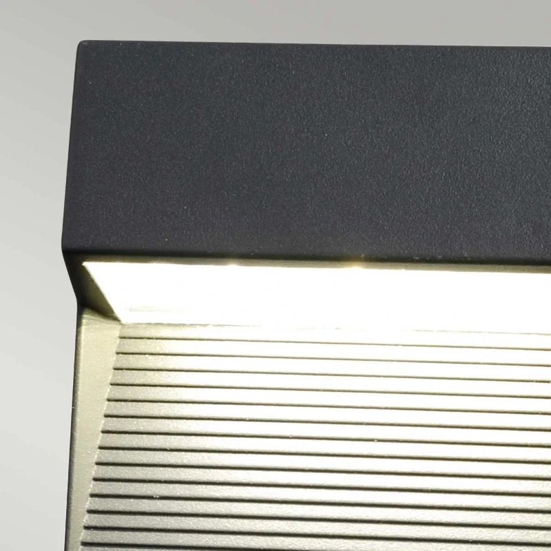 Elstead Lighting LED Wand Buitenlamp Freyr | 6W 3000K 260Lm 830 | Graphite