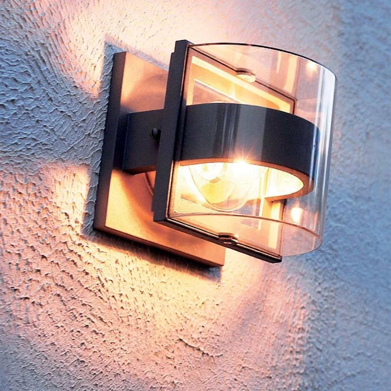 Elstead Lighting LED Wand Buitenlamp Frida | 1X E27 Max 60W | Dimbaar | Graphite