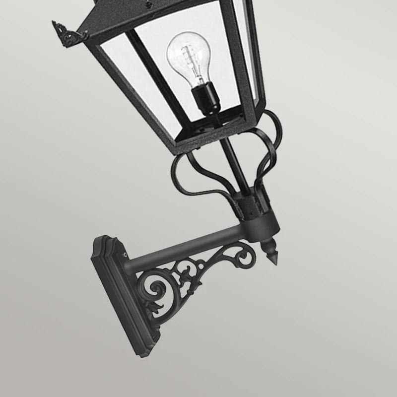 Elstead Lighting LED Wand Buitenlamp Grampian | 1X E27 Max 60W | IP44 | Dimbaar | Black