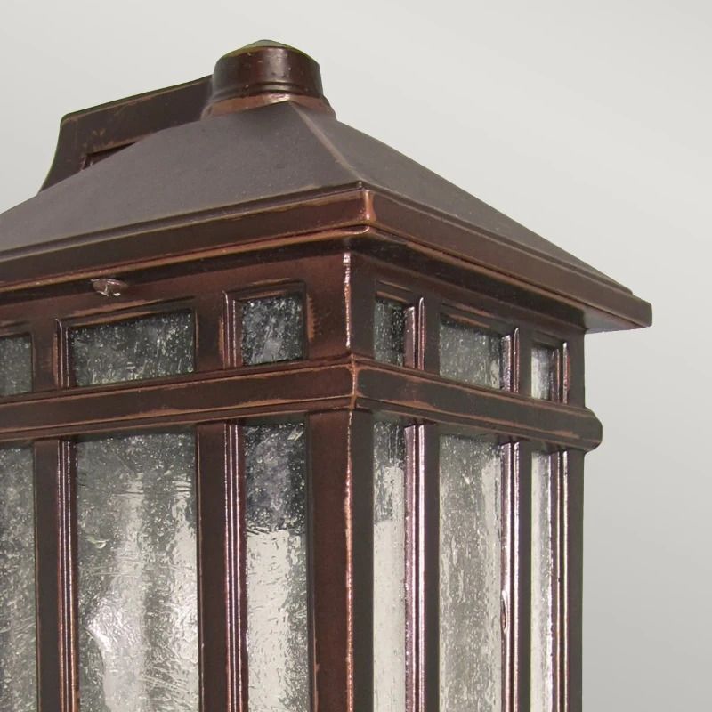 Garden Zone LED Wand Buitenlamp Chedworth | 1X E27 Max 60W | IP44 | Dimbaar | Old Bronze