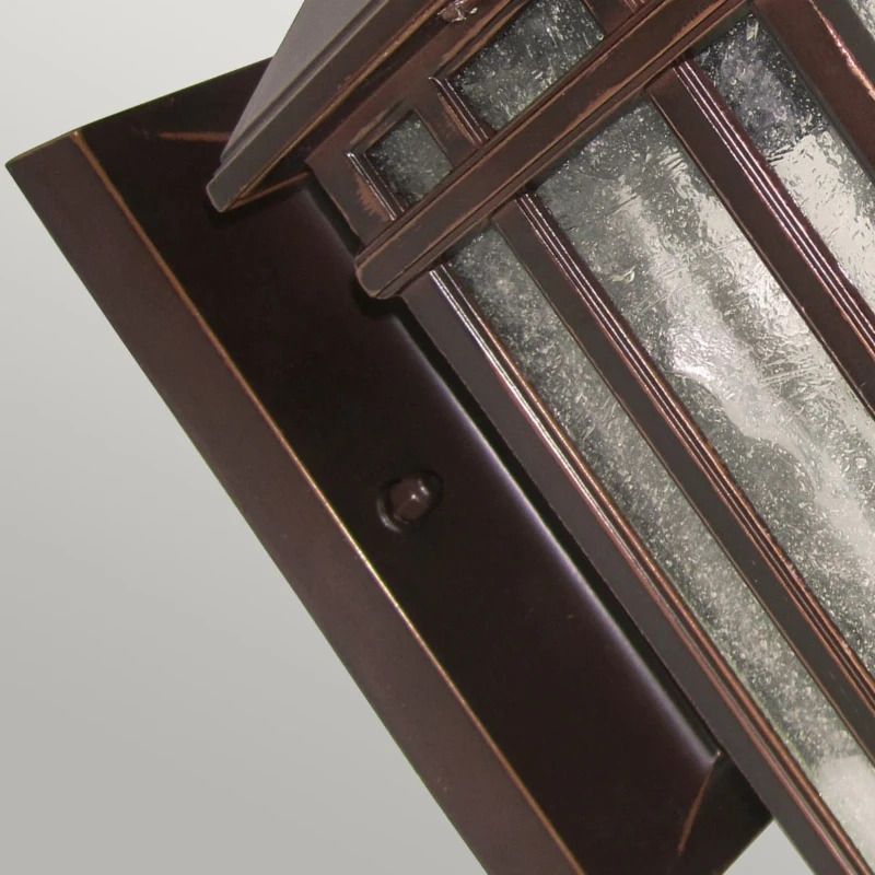 Garden Zone LED Wand Buitenlamp Chedworth | 1X E27 Max 60W | IP44 | Dimbaar | Old Bronze