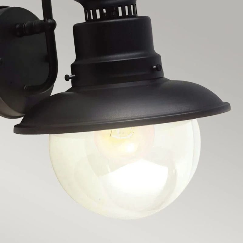 Garden Zone LED Wand Buitenlamp Shipston | 1X E27 Max 60W | IP44 | Dimbaar | Black