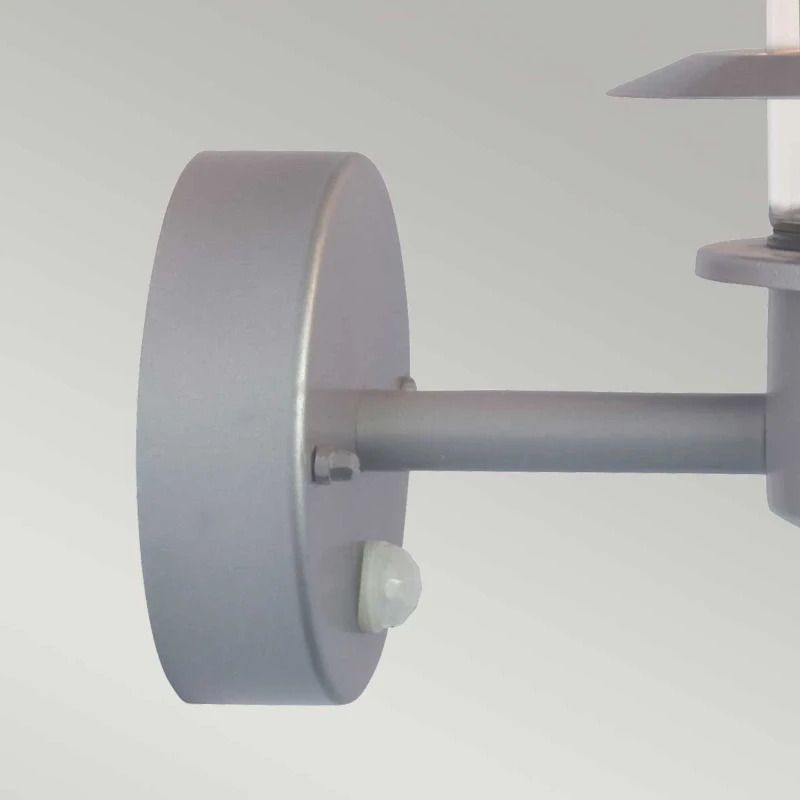 Elstead Lighting LED Wand Buitenlamp Helsingor | 1X E27 Max 60W | IP44 | Dimbaar | Silver