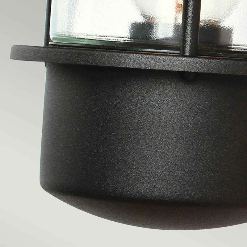 Elstead Lighting LED Wand Buitenlamp Helsingor | 1X E27 Max 60W | IP44 | Dimbaar | Black