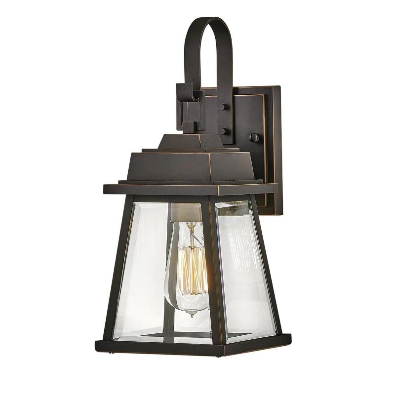 Hinkley LED Wand Buitenlamp Bainbridge | 1X E27 Max 60W | IP44 | Dimbaar | Oil Rubbed Bronze
