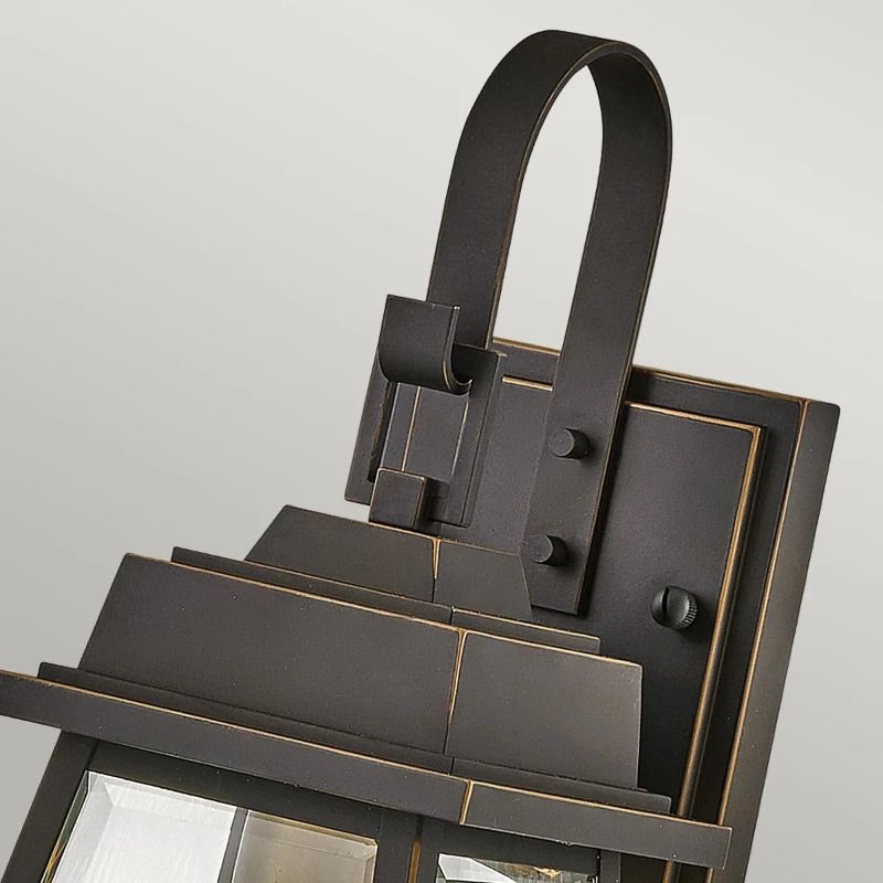 Hinkley LED Wand Buitenlamp Bainbridge | 1X E27 Max 60W | IP44 | Dimbaar | Oil Rubbed Bronze