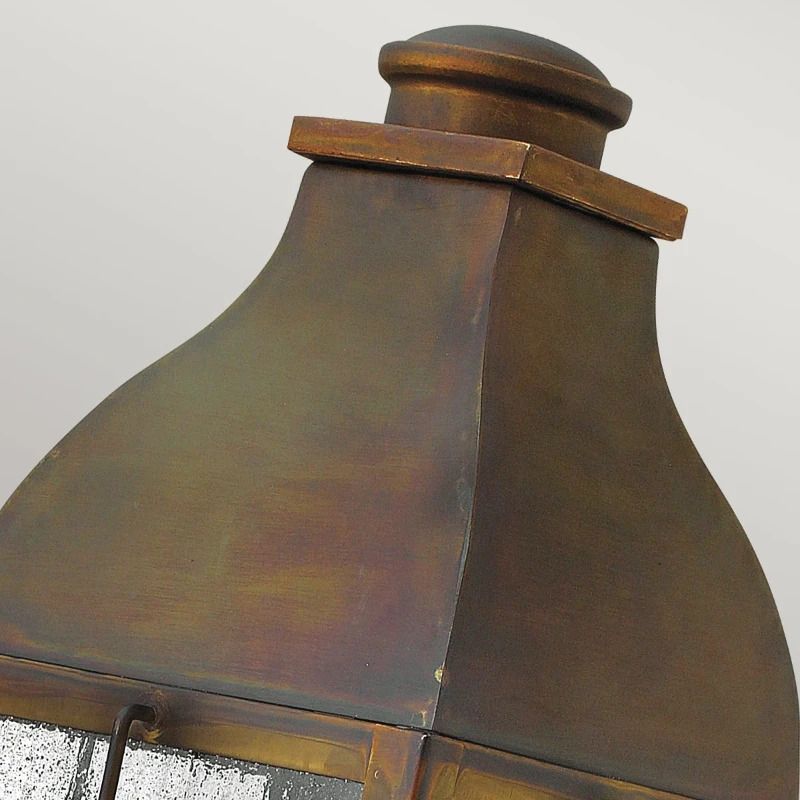 Hinkley LED Wand Buitenlamp Bingham | 3X E14 Max 60W | IP44 | Dimbaar | Sienna