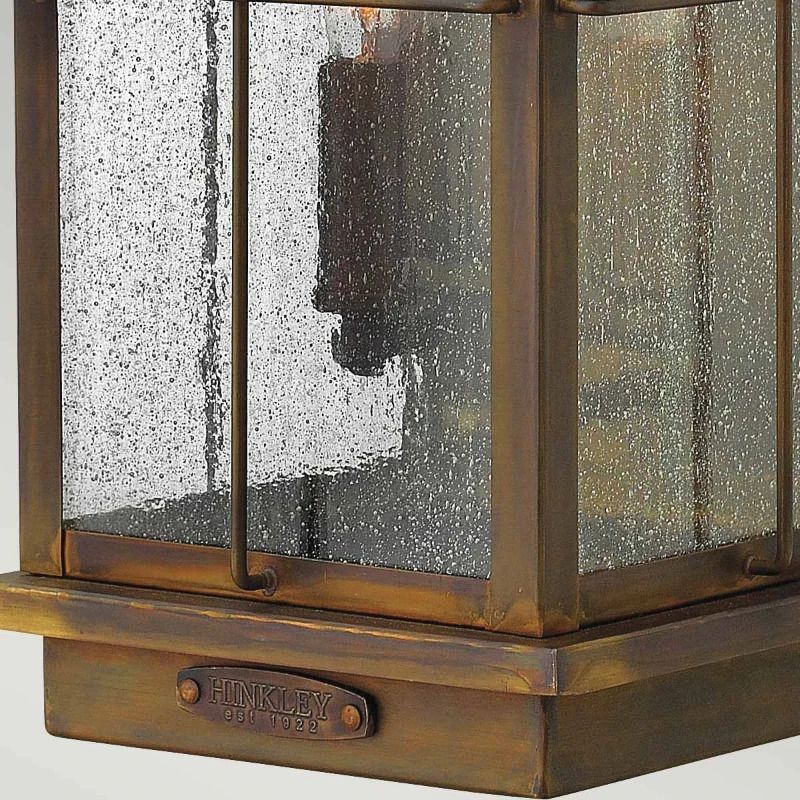 Hinkley LED Wand Buitenlamp Bingham | 3X E14 Max 60W | IP44 | Dimbaar | Sienna