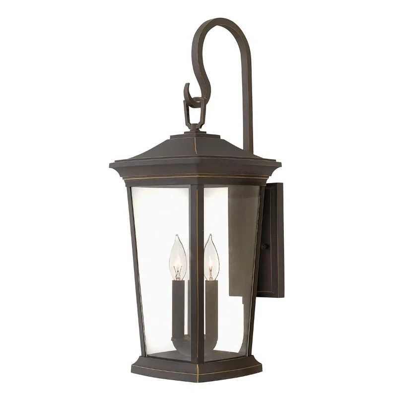 Hinkley LED Wand Buitenlamp Bromley | 3X E14 Max 60W | IP44 | Dimbaar | Oil Rubbed Bronze