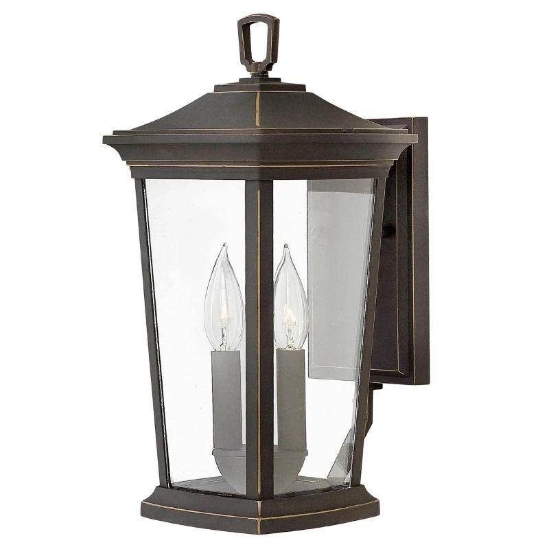 Hinkley LED Wand Buitenlamp Bromley | 2X E14 Max 60W | IP44 | Dimbaar | Oil Rubbed Bronze