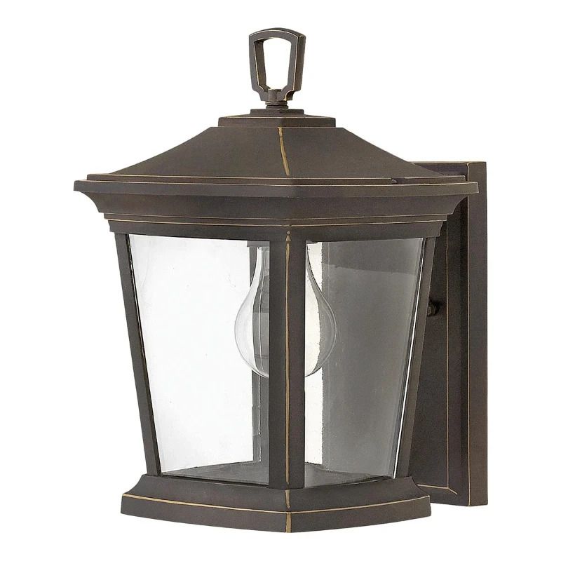 Hinkley LED Wand Buitenlamp Bromley | 1X E27 Max 60W | IP44 | Dimbaar | Oil Rubbed Bronze