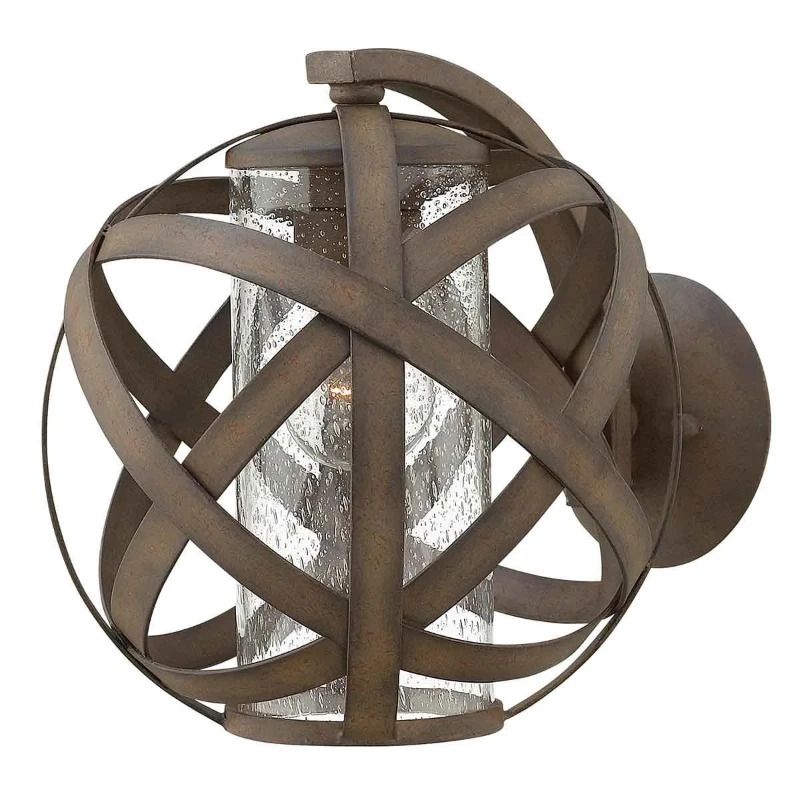 Hinkley LED Wand Buitenlamp Carson | 1X E27 Max 60W | IP44 | Dimbaar | Vintage Iron