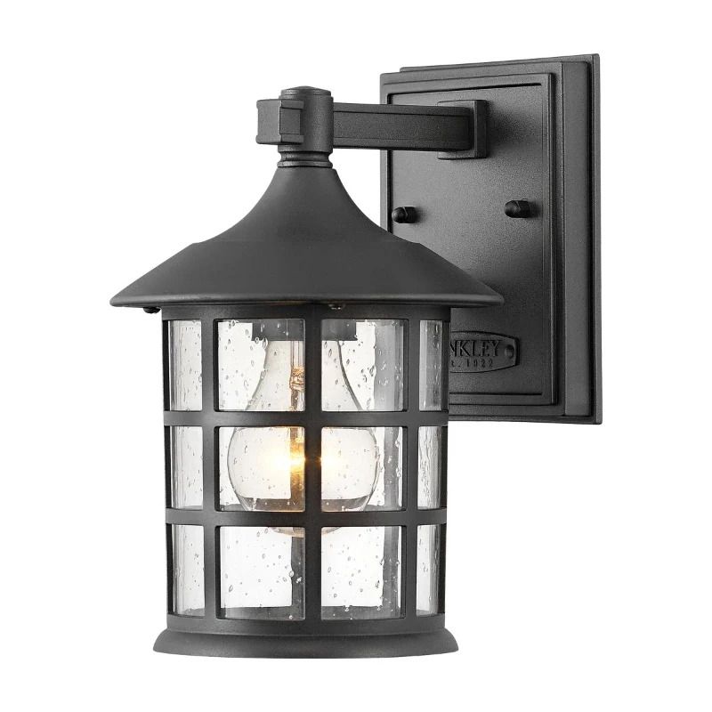 Hinkley LED Wand Buitenlamp Freeport | 1X E27 Max 40W | IP44 | Dimbaar | Textured Black